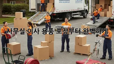 사무실 이사? 용품 포장부터 완벽하게!